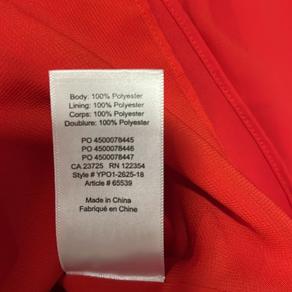 Aritzia Babaton Chagall Blouse in Red - Picture 13 of 13